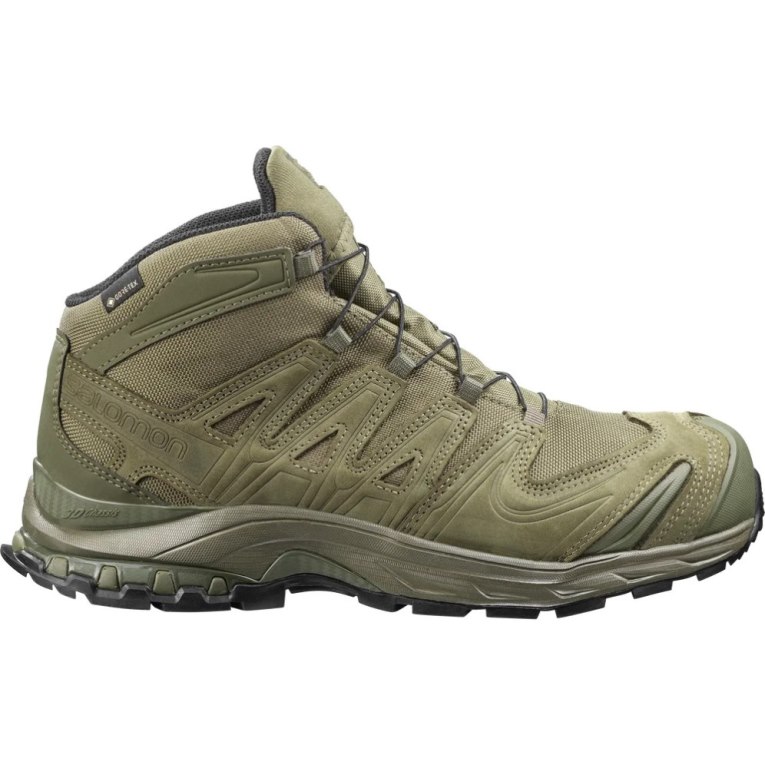 Botas Tácticas Salomon Xa Forces Mid GTX EN Hombre Verde Oliva | MX TEGD105